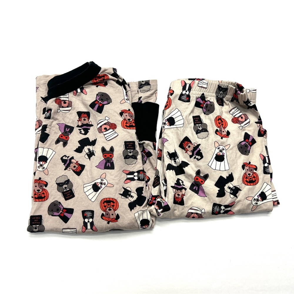 Nora Madison Halloween Dogs Spooky Bamboo Pajamas 12/13